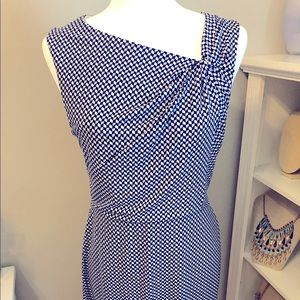 41 Hawthorn Joye Jersey Dress - Navy and White NWT